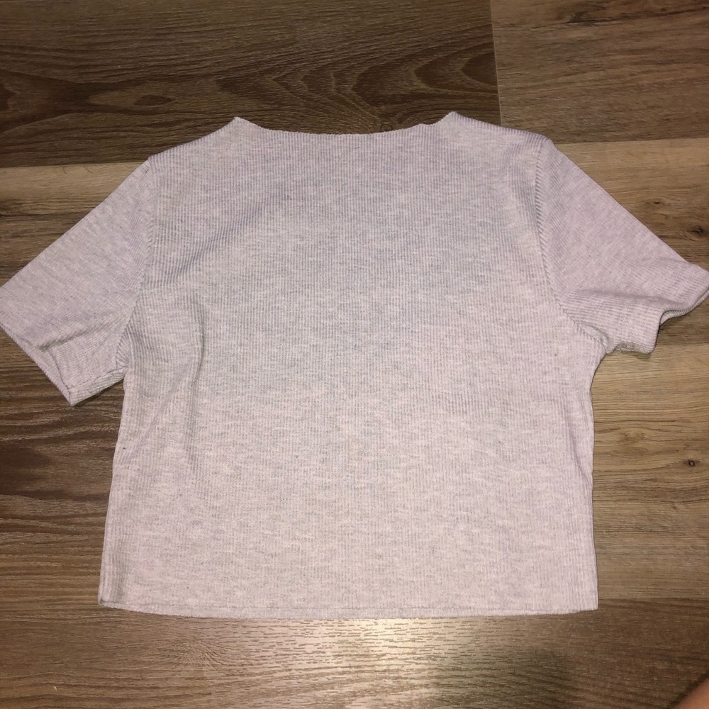 short sleeve crop top